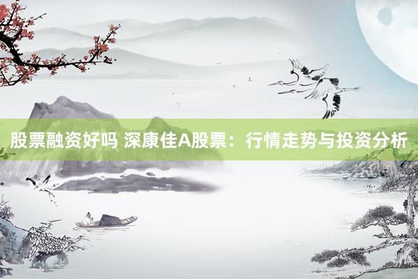 股票融资好吗 深康佳A股票：行情走势与投资分析