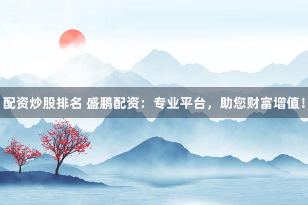 配资炒股排名 盛鹏配资:专业平台,助您财富增值!