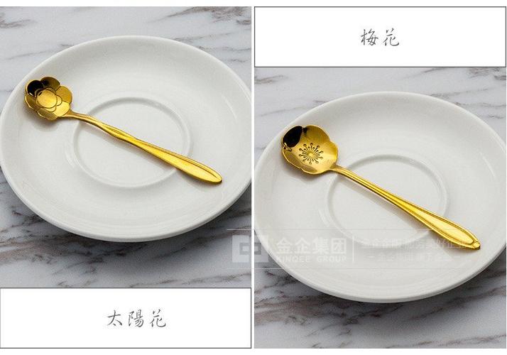 不锈钢花瓣勺子定制 金属餐具低价批发 玫瑰金餐筷勺子工厂直销_筷子